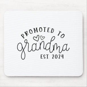 To Grandma Est 2024 New Grandma Mothers Day  Mouse Pad
