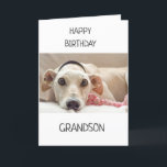 TO GRANDSON ON BIRTHDAY! CARD<br><div class="desc">THANK U FOR STOPPING BY ONE OF MY EIGHT STORES!!!!</div>