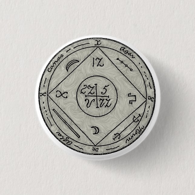 To Have Familiar Spirits at Command 3 Cm Round Badge (Front)