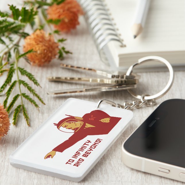 To infinity and bey key ring (Front Right)