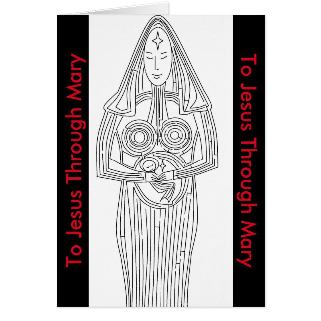 To Jesus Through Mary (Front)