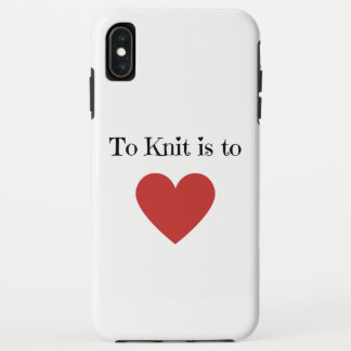 To Knit is to Love - Case-Mate iPhone Case