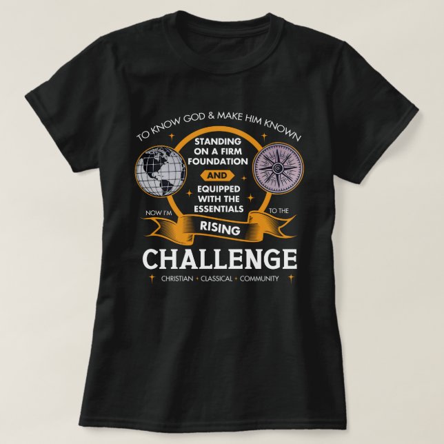 To Know God and Make Him Known CC Cycle Tutor T-Shirt (Design Front)