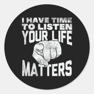 To Listen Your Life Problems Psychologist Psychiat Classic Round Sticker