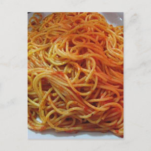 To Love Spaghetti Postcard