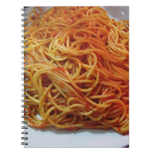 To Love Spaghetti Spiral Notebook