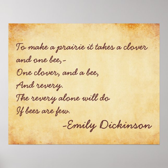 To make a prairie poster (Front)