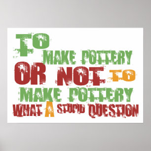 To Make Pottery Poster
