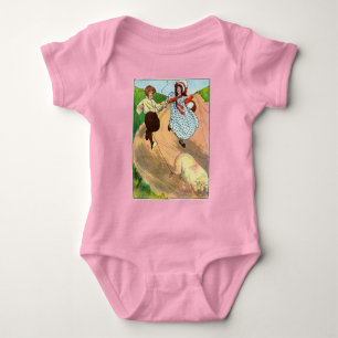 To Market to Market to Buy a fat Pig, Mother Goose Baby Bodysuit