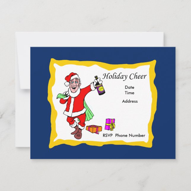 To Much Cheer Invitation Card (Front)