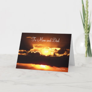 To Mum and Dad Anniversary Card