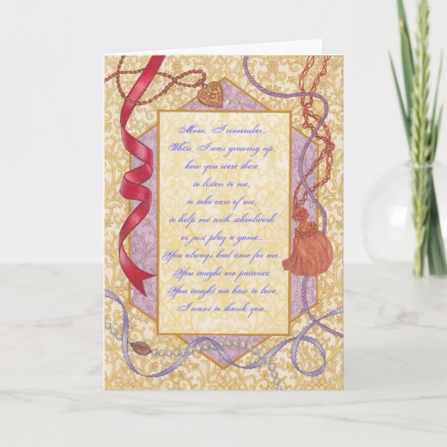 "To Mum, from Your Son" Mother's Day Card (Front)