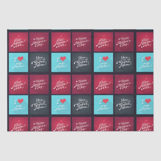 To Mum With Love Tissue Paper (Front)