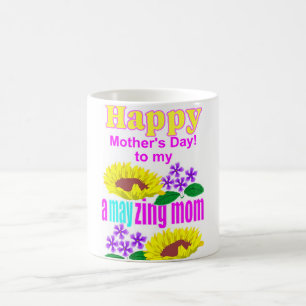 to my amazing mum on mothers day coffee mug