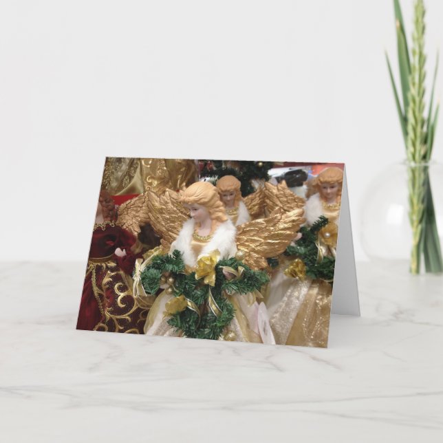 TO MY ANGEL AT CHRISTMAS HOLIDAY CARD (Front)