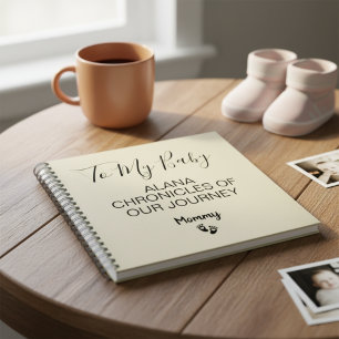 To My Baby Keepsake Pregnancy Journal