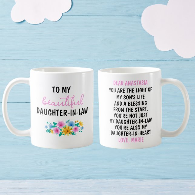 TO MY BEAUTIFUL DAUGHTER-IN-LAW COFFEE MUG (Creator Uploaded)