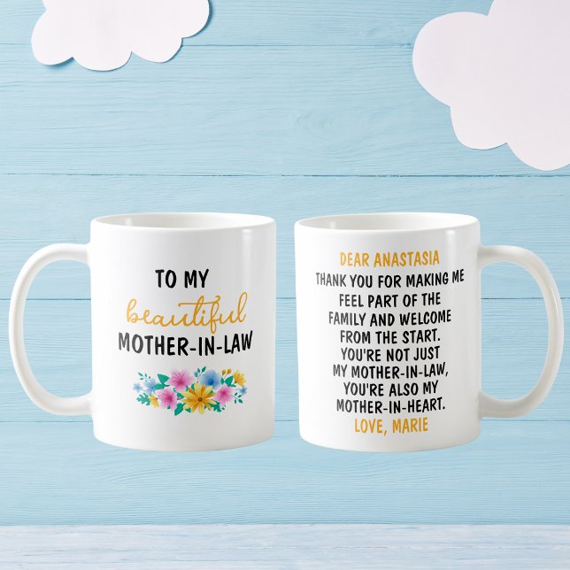 TO MY BEAUTIFUL MOTHER-IN-LAW COFFEE MUG (Creator Uploaded)