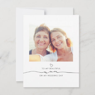 To My Beautiful Nan On My Wedding Day