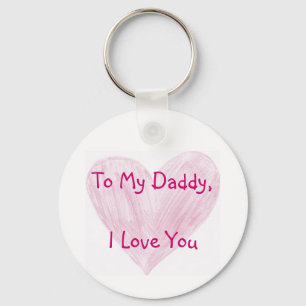 To My Daddy Key Ring