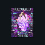 To My Daughter Birthday Gift, Cute Mum Baby Gift Canvas Print<br><div class="desc">To My Daughter Birthday Gift,  Cute Mum Baby Gift</div>