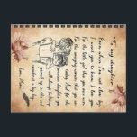 To My Daughter Birthday Gift, Cute Mum Baby Gift Postcard<br><div class="desc">To My Daughter Birthday Gift,  Cute Mum Baby Gift</div>