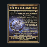 To My Daughter Butterflies Gift, Daughter Birthday Flyer<br><div class="desc">To My Daughter Butterflies Gift,  Daughter Birthday</div>