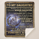 To My Daughter Butterflies Gift, Daughter Birthday Sherpa Blanket<br><div class="desc">To My Daughter Butterflies Gift,  Daughter Birthday</div>