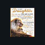 To My Daughter, Daughter Birthday Gift, Baby Girl Canvas Print<br><div class="desc">To My Daughter,  Daughter Birthday Gift,  Baby Girl</div>
