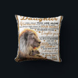 To My Daughter, Daughter Birthday Gift, Baby Girl Cushion<br><div class="desc">To My Daughter,  Daughter Birthday Gift,  Baby Girl</div>