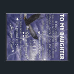 To My Daughter, Daughter Birthday Gift, Baby Girl Postcard<br><div class="desc">To My Daughter,  Daughter Birthday Gift,  Baby Girl</div>