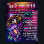 To My Daughter, Daughter Birthday Gift, Baby Girl Poster<br><div class="desc">To My Daughter,  Daughter Birthday Gift,  Baby Girl Gift</div>