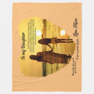 To my Daughter Fleece Blanket