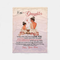 To My Daughter Gift, Daughter And Mum, Love Letter