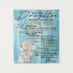 TO MY DAUGHTER Gift For Your Kid Tapestry