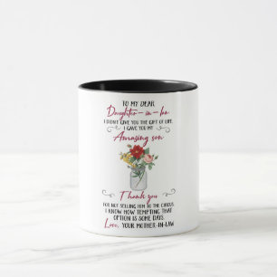 To My Daughter In Law Mug