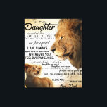 To My Daughter Lion Family Gift, Daughter Birthday Canvas Print<br><div class="desc">To My Daughter Lion Family Gift,  Daughter Birthday</div>