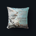 To My Daughter Lion Family Gift, Daughter Birthday Cushion<br><div class="desc">To My Daughter Lion Family Gift,  Daughter Birthday</div>