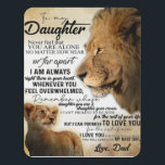 To My Daughter Lion Family Gift, Daughter Birthday Door Sign<br><div class="desc">To My Daughter Lion Family Gift,  Daughter Birthday</div>