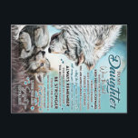 To My Daughter Lion Family Gift, Daughter Birthday Postcard<br><div class="desc">To My Daughter Lion Family Gift,  Daughter Birthday</div>