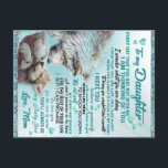 To My Daughter Lion Family Gift, Daughter Birthday Postcard<br><div class="desc">To My Daughter Lion Family Gift,  Daughter Birthday Gift</div>
