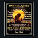 To My Daughter Lion Family Gift, Daughter Birthday Poster<br><div class="desc">To My Daughter Lion Family Gift,  Daughter Birthday Gift</div>