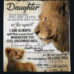 To My Daughter Lion Family Gift, Daughter Birthday Shower Curtain<br><div class="desc">To My Daughter Lion Family Gift,  Daughter Birthday</div>