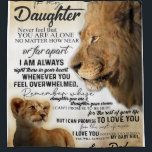 To My Daughter Lion Family Gift, Daughter Birthday Shower Curtain<br><div class="desc">To My Daughter Lion Family Gift,  Daughter Birthday</div>