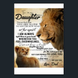 To My Daughter Lion Family Gift, Daughter Birthday Table Number<br><div class="desc">To My Daughter Lion Family Gift,  Daughter Birthday</div>