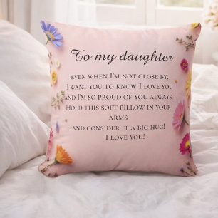 To My Daughter – Love You Forever Pillow