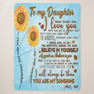 To my daughter | Special letter to my daughter Sherpa Blanket