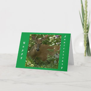 TO "MY DEAR" ON "OUR ANNIVERSARY" CARD