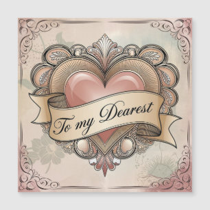 To My Dearest: Ornate Heart Design