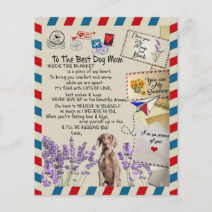 To My Dog Mum Gift, Mum Birthday Gift Idea Flyer